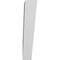 Ekena Millwork 3 1/2-in. W x 20-in. D x 20-in. H Traditional Architectural Grade PVC Knee Brace BRCP035X20X20TRA - alternate 6